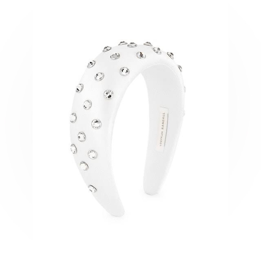 Loeffler Randall Oversized Crystal-Embellished Headband